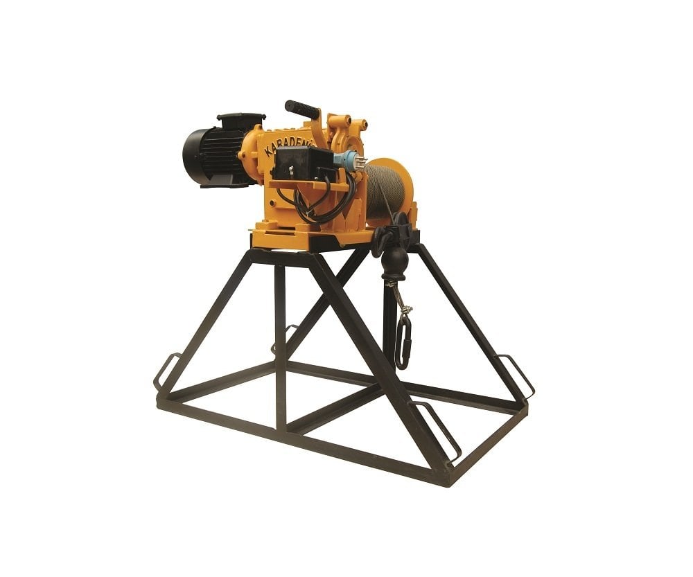 Yerden Kumandalı 250KG İnşaat Vinci Şanzımanlı