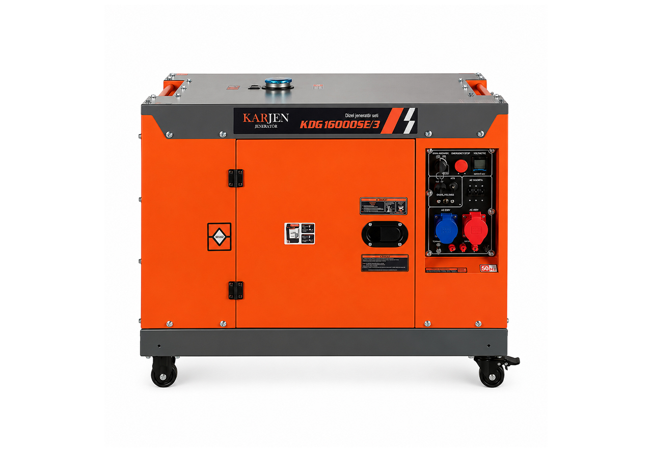 16kva 16 KVA KABİNLİ DİZEL JENERATÖR - Görsel 1