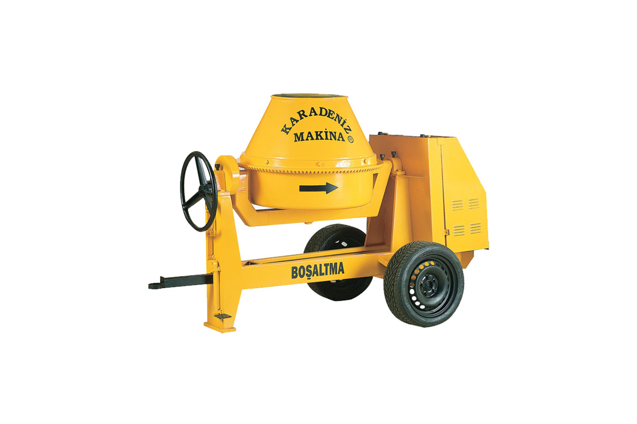 Betoniyer Harç Karma Makinası Dizel 250/350 Lt Betoniyer Harç Karma Makinası Dizel Motorlu - Görsel 1