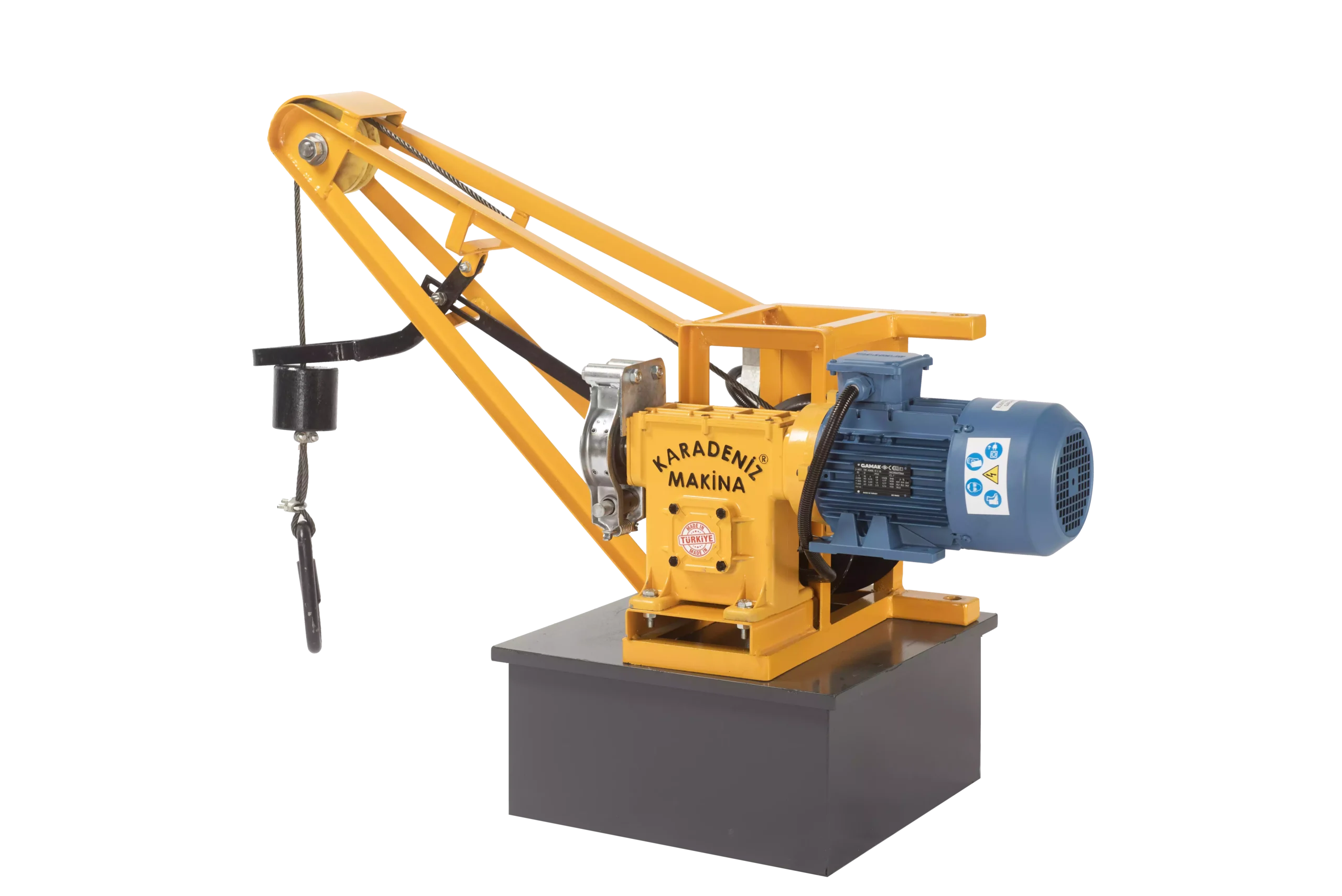 Sessiz İnşaat Vinci 500kg Trifaze